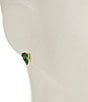 Kendra Scott Tatum Stud Earrings, Color:Gold Green Mix - Image 3