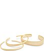 Color:14k Gold Plated - Image 2 - Tiana Pinch Bracelet Set