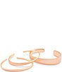 Color:Rose Gold - Image 2 - Tiana Pinch Bracelet Set