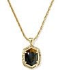 Kendra Scott Daphne Tiger Striped Safari Long Pendant Necklace - Image 1