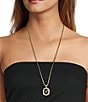 Kendra Scott Daphne Tiger Striped Safari Long Pendant Necklace - Image 4
