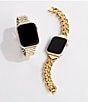 Color:Gold - Image 4 - Women's Whitley Stainless Steel Chain Apple Watch Band