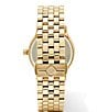 Color:White Mother Of Pearl - Image 2 - Women's Alex 35mm Gold Tone Watch