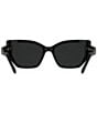 Kendra Scott Women's Dira 56mm Butterfly Sunglasses, Color:Black/Grey - Image 5