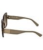 Kendra Scott Women's Dira 56mm Retro Rectangle Sunglasses - Image 3