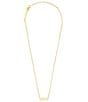 Color:18k Gold Vermeil - Image 1 - Y'all 18k Gold Vermeil Short Pendant Necklace