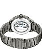 Color:Gunmetal - Image 3 - Men's Automatic Gunmetal Tone Stainless Steel Bracelet Watch