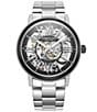 Color:Silver - Image 1 - Men's Automatic Silver Stainless Steel Bracelet Watch