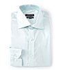 Color:Crystal Blue - Image 1 - Non-Iron Regular Fit Spread Collar Solid Dress Shirt