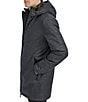 Kenneth Cole New York Water Resistant Coat with Quilted Bib, Color:Grey Plaid - Image 3