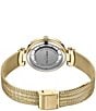Color:Gold - Image 3 - Women's Analog Gold Stainless Steel Mesh Strap Watch
