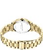 Color:Gold - Image 3 - Women's Analog Gold Tone Stainless Steel Bracelet Watch