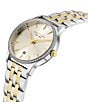 Color:Two Tone - Image 3 - Women's Classic Two Tone Bracelet Watch