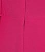 Kensie Chiffon Surplice V-Neck Short Flutter Sleeve Ruffle Overlay Wide Leg Jumpsuit, Color:Raspberry - Image 3