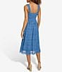 Color:Chambray Blue - Image 2 - Dresses Smocked Sweetheart Neck Sleeveless Midi Dress