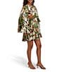 Kensie Long Sleeve Printed Shift Dress - Image 3
