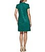 Kensie Short Sleeve Suede Zip Up Dress - Image 6