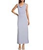 Color:Periwinkle - Image 1 - Stretch Cowl Neckline Sleeveless Maxi Dress
