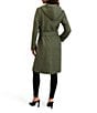 Kensie Wool Blend Soft Hooded Shawl Collar Belted Wrap Coat - Image 2