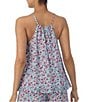 Color:Blue/Ditsy - Image 2 - Woven Ditsy Floral Sleeveless V-Neck Sleep Top