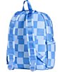 Kids Kane Blue Check Charm Backpack - Image 3