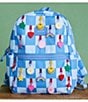 STATE Bags Kane Blue Check Charm Backpack - Image 5