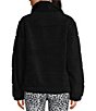 Color:Black - Image 2 - Alpine Quilted Fleece Half Zip Pullover
