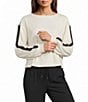Kinesis Boat Neck Long Sleeve Double Knit Pullover - Image 1