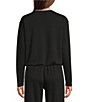Kinesis Cloud Scuba Whipstitched Long Sleeve Pleated Hem Sweatshirt - Image 6