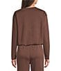 Kinesis Cloud Scuba Whipstitched Long Sleeve Pleated Hem Sweatshirt - Image 2