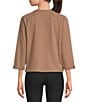 Kinesis Crew Neck 3/4 Rolled Sleeve Raglan Top - Image 6
