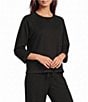 Kinesis Crew Neck 3/4 Rolled Sleeve Raglan Top - Image 1