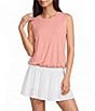 Kinesis Crew Neck Sleeveless Bubble Hem Tank - Image 5
