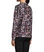 Kinesis Dandelion Print Crew Neck Long Sleeve Top, Color:Dandelion Multi - Image 4