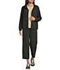 Kinesis Front Seam Cropped Coordinating Wide Leg Pants - Image 3