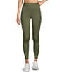 Color:Dusty Olive - Image 1 - High Rise 7/8 Moisture Wicking Leggings