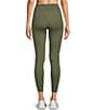 Color:Dusty Olive - Image 2 - High Rise 7/8 Moisture Wicking Leggings