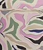 Kinesis High Rise Omega Print 7/8 Moisture Wicking Leggings, Color:Omega - Image 4