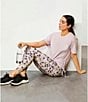 Kinesis High Rise Omega Print 7/8 Moisture Wicking Leggings, Color:Omega - Image 6