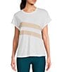 Kinesis Knit Cap Sleeve Crew Neck Tee