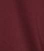 Color:Windsor Wine - Image 4 - Knit Long Sleeve V-Neck Fleece Coordinating Pullover Top