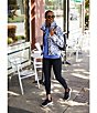 Color:Digital Animal - Image 6 - Long Sleeve Retro Front Zip Sherpa Jacket