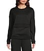 Kinesis Coordinating Mixed Pullover Sweatshirt, Color:Black - Image 1