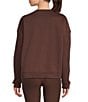 Kinesis Coordinating Mixed Pullover Sweatshirt, Color:Chic Coffee - Image 2