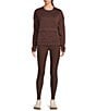 Kinesis Coordinating Mixed Pullover Sweatshirt, Color:Chic Coffee - Image 3