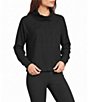 Kinesis Novelty Rib Cowl Neck Long Sleeve Top - Image 1