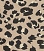 Color:Mega Cheetah - Image 4 - Plus Size Long Sleeve Mock Neck Half Zip Ribbed Pullover