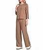 Kinesis Pull On Wide Leg Pants - Image 3