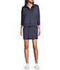 Kinesis Quarter-Zip Mock Neck 3/4 Sleeve Coordinating Pullover - Image 3