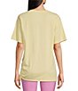 Kinesis Short Sleeve Ruched Side Tee, Color:Double Cream - Image 2